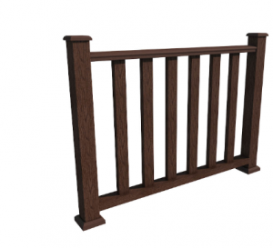 Ограждение из дпк Rusdecking-«Классика»